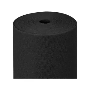Nappes Airlaid  rlx 120cmx40m, Mank Noir (9D01)